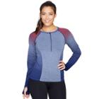 Women's Colosseum Quadrant Tee, Size: Medium, Dark Blue