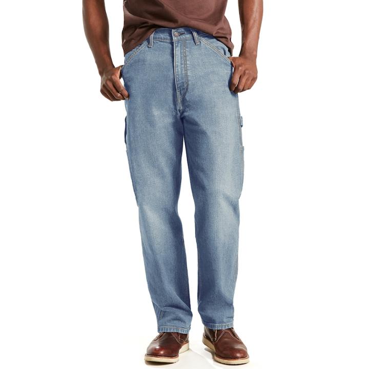 Men's Levi's&reg; Carpenter Loose-fit Pants, Size: 31x30, Light Blue