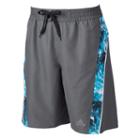 Men's Adidas Escape Splice Microfiber Volley Swim Trunks, Size: Small, Turquoise/blue (turq/aqua)