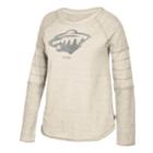 Women's Ccm Minnesota Wild Finished Raglan Fleece, Size: Medium, Grey