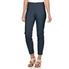Women's Croft & Barrow&reg; Slim Ankle Pants, Size: 18, Blue (navy)
