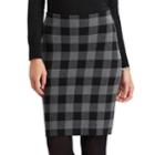 Women's Chaps Pencil Skirt, Size: Medium, Black