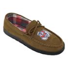 Men's Fresno State Bulldogs Microsuede Moccasins, Size: 8, Brown