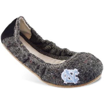 Campus Cruzerz Bimini North Carolina Tar Heels Women's Slip-on Flats, Size: 8, Grey
