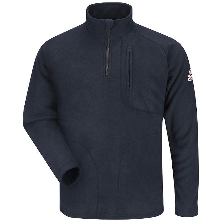 Men's Bulwark Fr 1/4 Zip Fleece Sweatshirt, Size: Xl, Blue