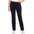 Women's Gloria Vanderbilt Slim Bootcut Sweatpants, Size: Large, Blue