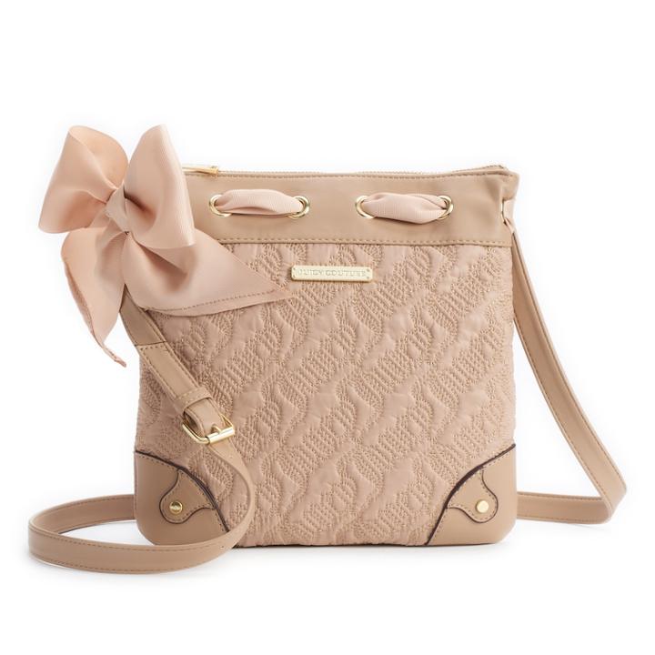 Juicy Couture Sweet Dreams Bow Crossbody Bag, Women's, Med Brown