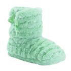 Girls 4-16 Capelli Sequin Faux-fur Boot Slippers, Size: 12/13, Lt Green