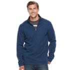 Big & Tall Izod Advantage Performance Quarter-zip Fleece Pullover, Men's, Size: Xl Tall, Turquoise/blue (turq/aqua)