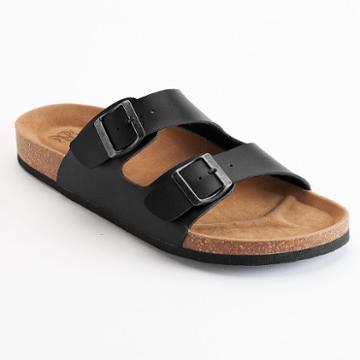 Men's Rock & Republic&reg; Strap Sandals, Size: Medium, Black
