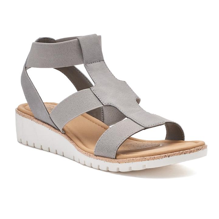 Croft & Barrow&reg; Chivalry Women's Sandals, Size: Medium (7), Med Grey