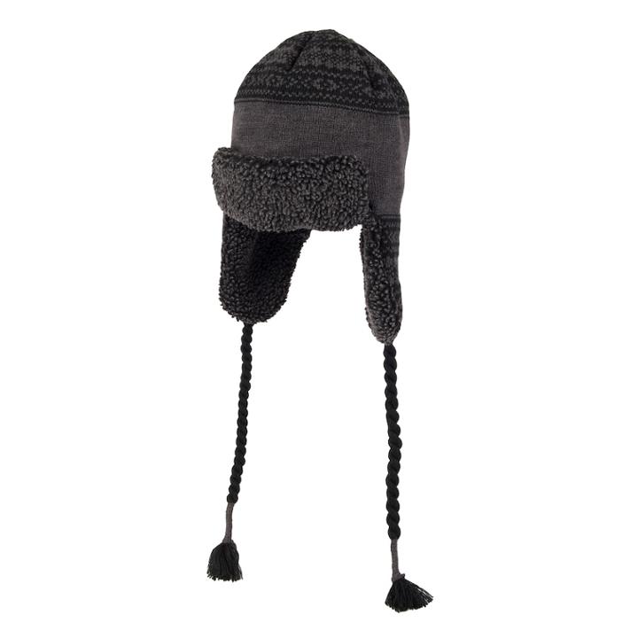 Men's Levi's&reg; Sherpa-lined Knit Peruvian Hat, Black