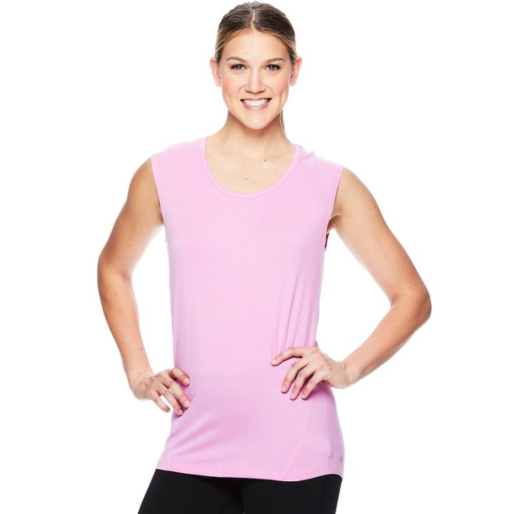 Women's Gaiam Exhale Yoga Tee, Size: Xs, Purple