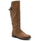 Qupid Turner Women's Knee High Boots, Size: 8, Lt Brown