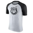 Men's Nike Georgia Bulldogs Raglan Tee, Size: Small, Natural