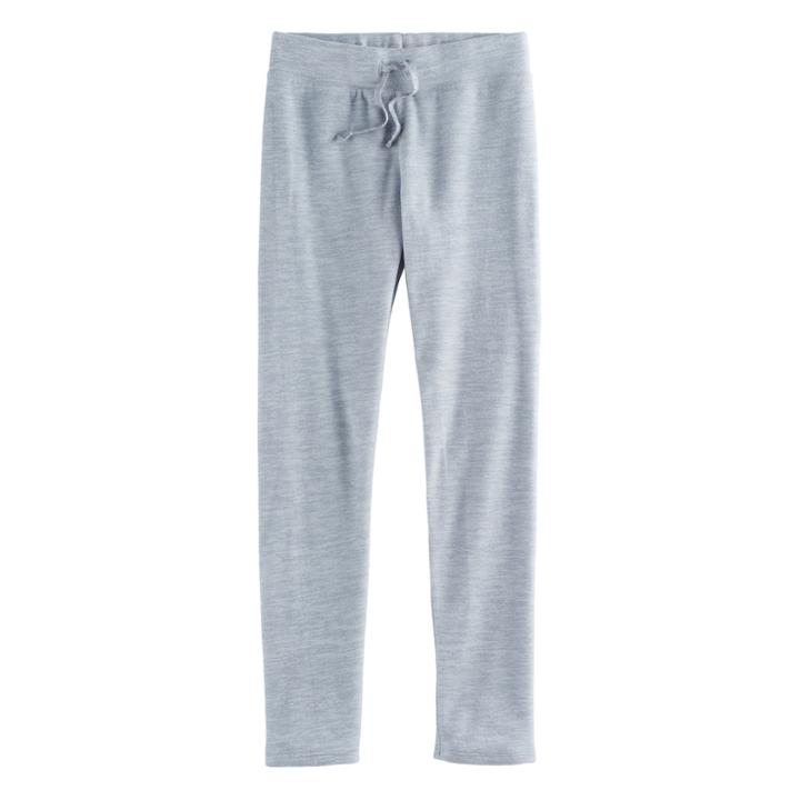 Girls 7-16 & Plus Size So&reg; Mircofleece-lined Leggings, Size: 10, Med Grey