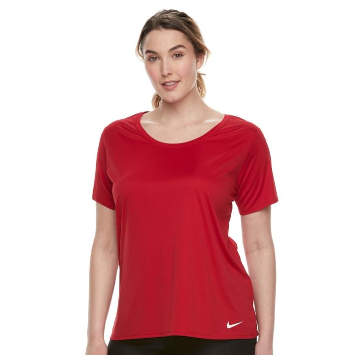 Plus Size Nike Training Tee, Women's, Size: 1xl, Light Pink
