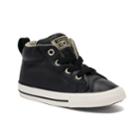 Toddler Boys' Converse Chuck Taylor All Star Street Mid Sneakers, Size: 4 T, Black