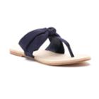 Lc Lauren Conrad Women's Floppy Knot Thong Sandals, Size: Medium, Blue