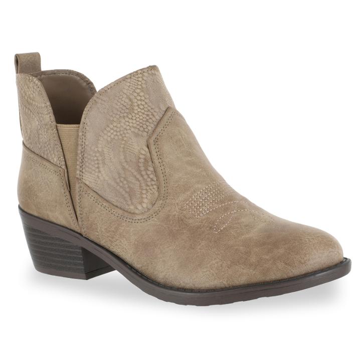 Easy Street Legend Women's Ankle Boots, Size: 12, Beige