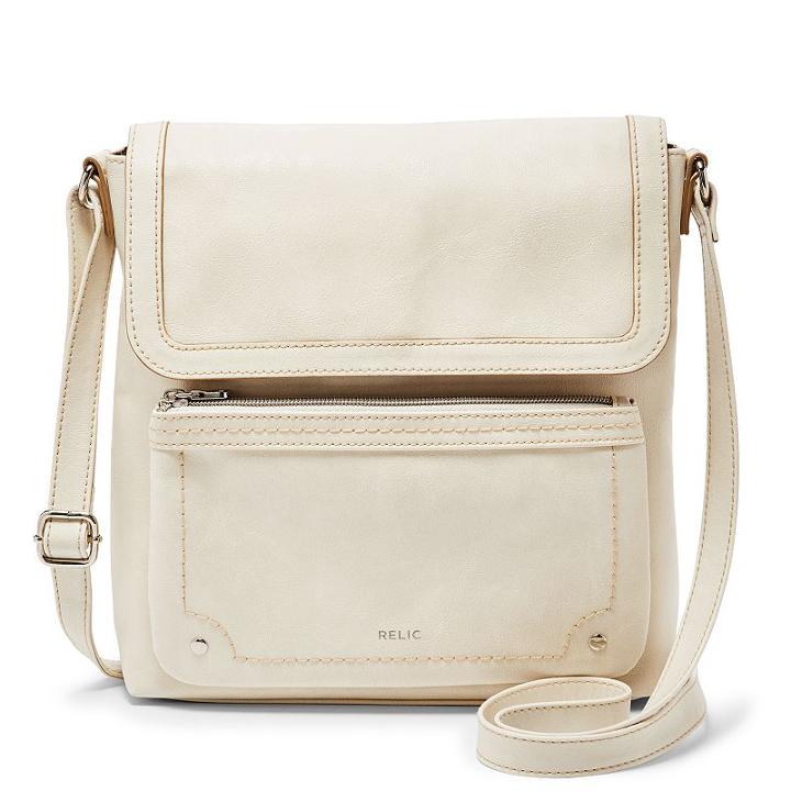 Relic Evie Flap Crossbody Bag, Women's, White Oth