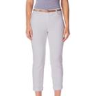 Women's Gloria Vanderbilt Stefania Slim Fit Ankle Jeans, Size: 14, White