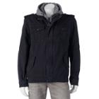 Big & Tall Levi's Hooded Trucker Jacket, Men's, Size: L Tall, Black