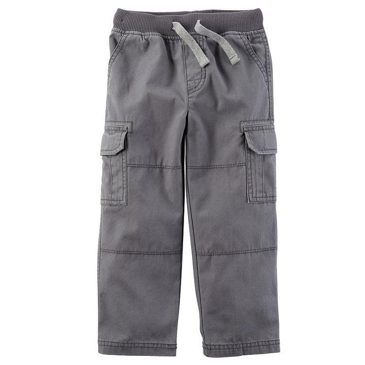 Boys 4-8 Carter's Cargo Pants, Size: 4, Grey