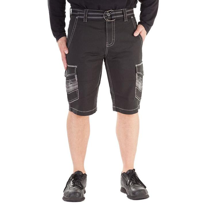 Men's Axe & Crown Relaxed-fit Cargo Shorts, Size: 38, Black