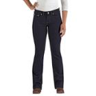 Dickies Curvy Fit Bootcut Jeans - Women's, Size: 14 Avg/reg, Red Overfl