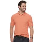 Big & Tall Sonoma Goods For Life&trade; Flexwear Modern-fit Stretch Pique Polo, Men's, Size: 3xl Tall, Drk Orange