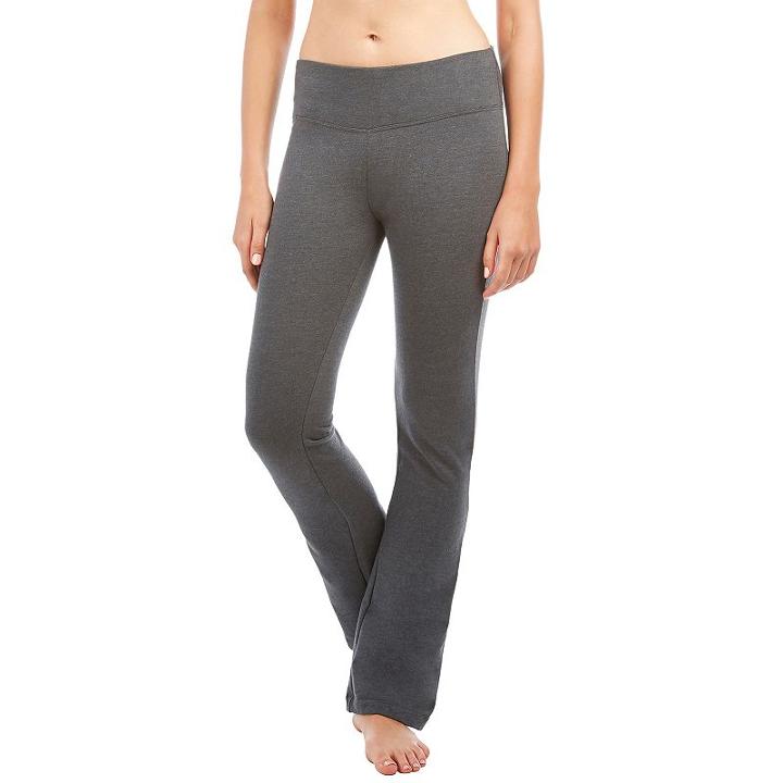 Women's Balance Collection Bootcut Fleece Pants, Size: Small, Med Grey