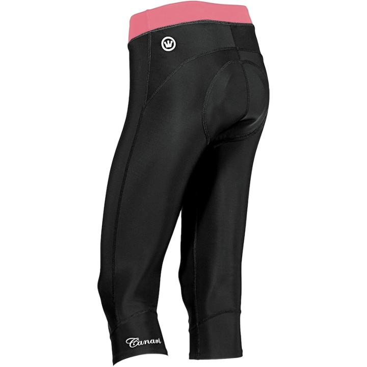 Women's Canari Jasmine Capri Cycling Leggings, Size: Medium, Pink