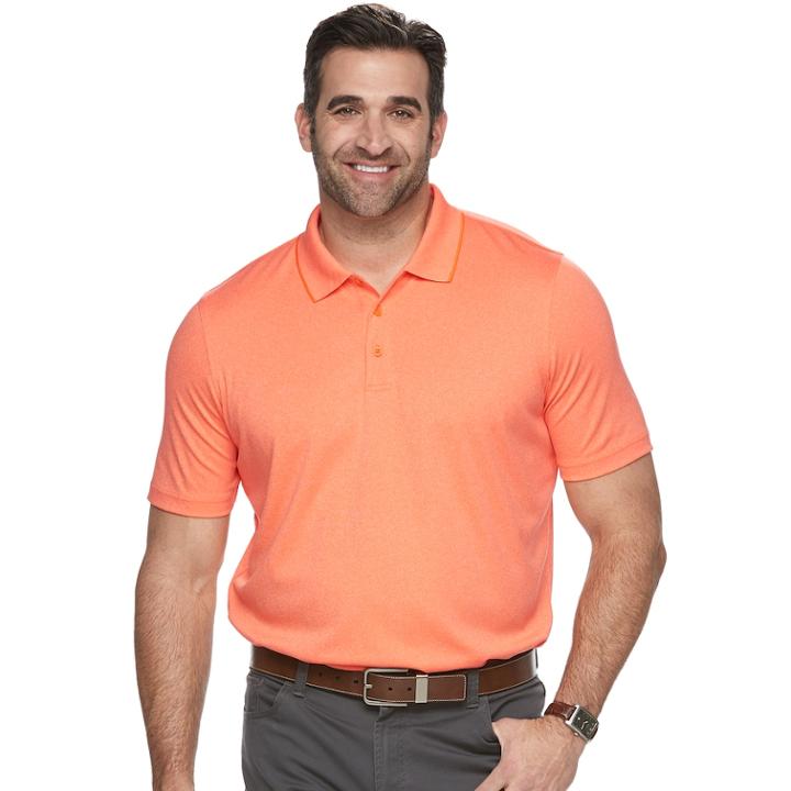 Big & Tall Croft & Barrow&reg; Classic-fit Performance Polo, Men's, Size: 3xb, Med Orange