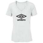 Women's Umbro Logo Graphic Tee, Size: Medium, White