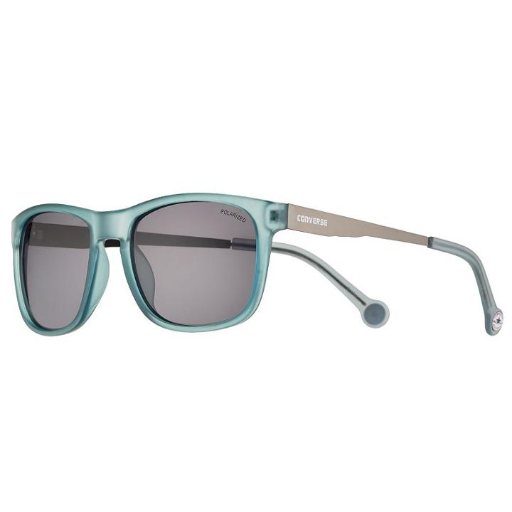 Converse H058 56mm Chuck Taylor Polarized Square Sunglasses, Adult Unisex, Blue