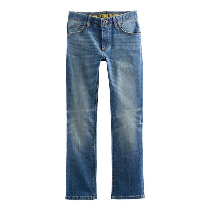 Boys 8-20 & Husky Lee Sport Xtreme Comfort Slim-fit Straight-leg Jeans, Size: 8 Slim, Blue