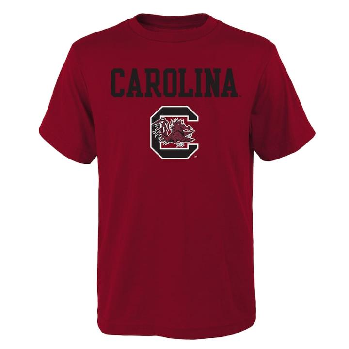 Boys' 4-18 South Carolina Gamecocks Goal Line Tee, Size: 8-10, Dark Red