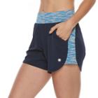 Women's Tek Gear&reg; Mesh Side Shorts, Size: Large, Blue (navy)