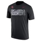 Men's Nike Oklahoma Sooners Legend Staff Sideline Dri-fit Tee, Size: Medium, Black