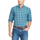 Big & Tall Chaps Regular-fit Stretch Button-down Shirt, Men's, Size: Xxl Tall, Green
