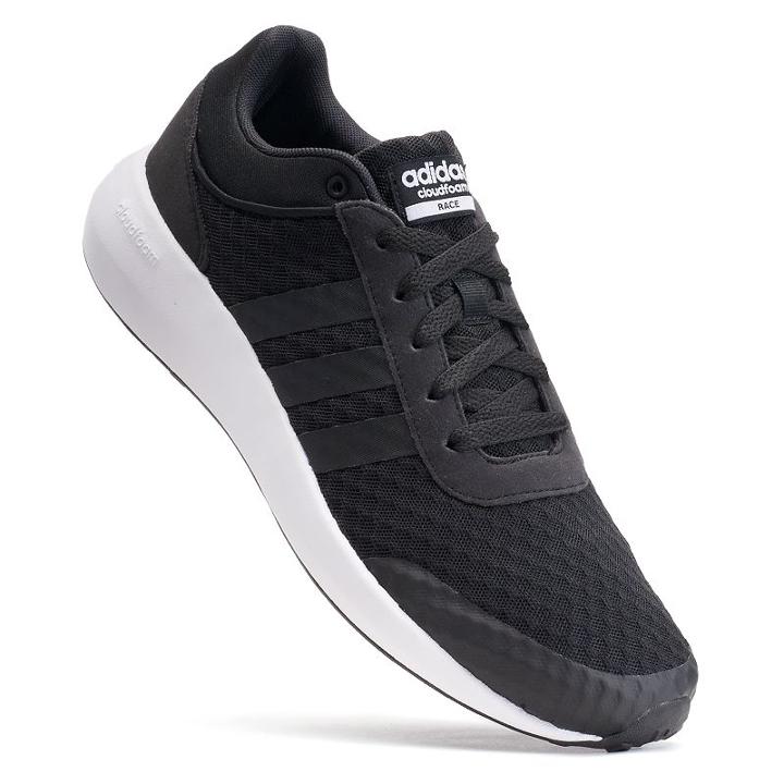 Adidas Neo Cloudfoam Race Men's Athletic Shoes, Size: 11, Black