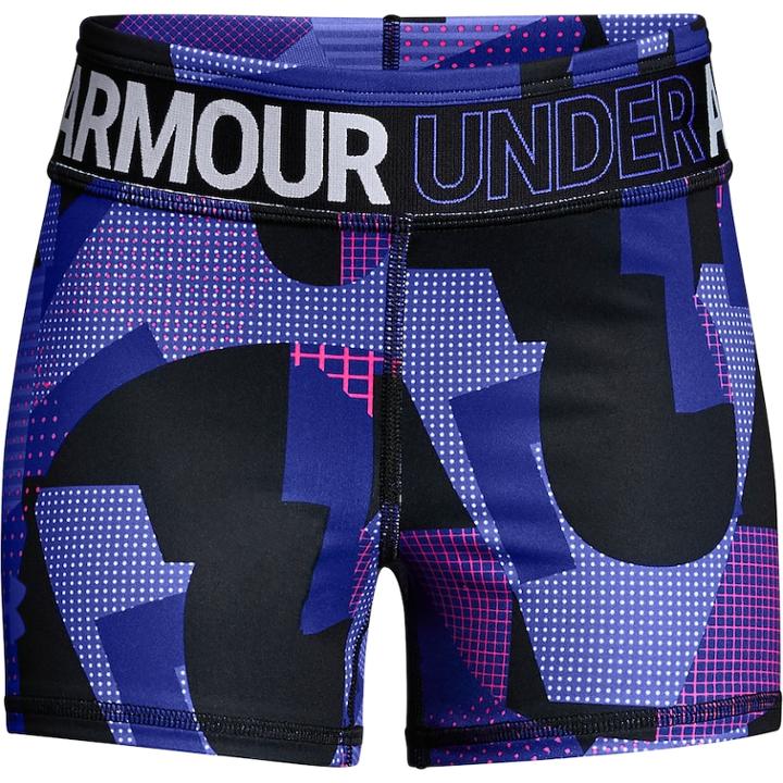Girls 7-16 Under Armour Heatgear Printed Shorty Shorts, Size: Large, Lt Purple