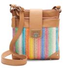 Rosetti Double-time Straw Crossbody Bag, Women's, Pink