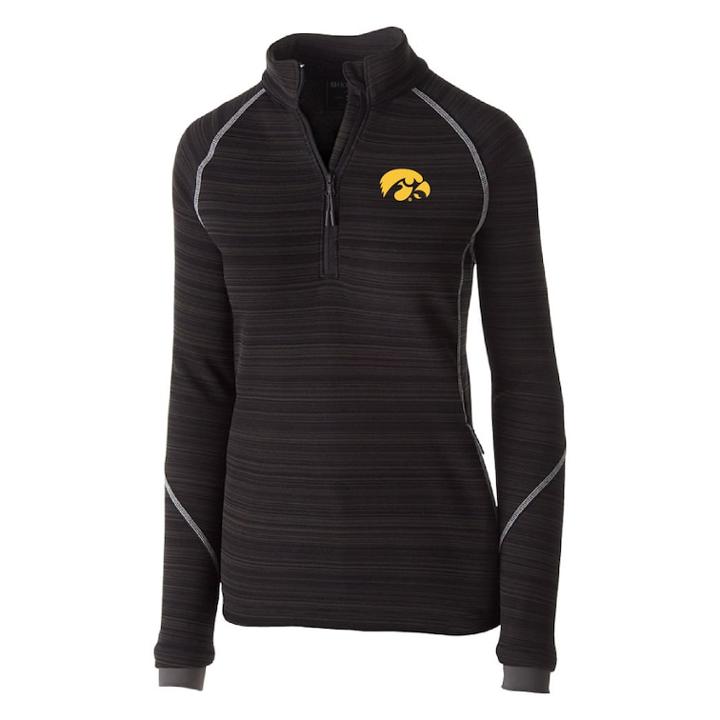 Women's Iowa Hawkeyes Deviate Pullover, Size: Medium, Grey (charcoal)