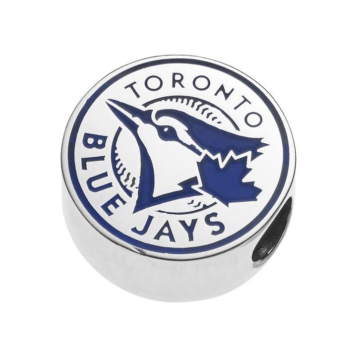 Logoart Sterling Silver Toronto Blue Jays Bead, Women's, Multicolor