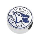 Logoart Sterling Silver Toronto Blue Jays Bead, Women's, Multicolor