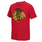 Men's Reebok Chicago Blackhawks Emblem Tee, Size: Large, Red