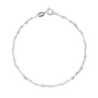 Primrose Sterling Silver Heart Link Bracelet, Women's, Size: 7, Grey