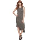 Women's Juicy Couture Asymmetrical Hem Sheath Dress, Size: Medium, Med Brown